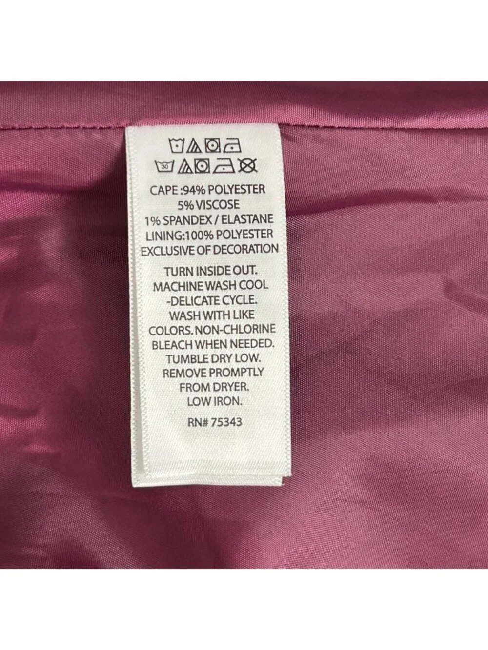 Tahari button front